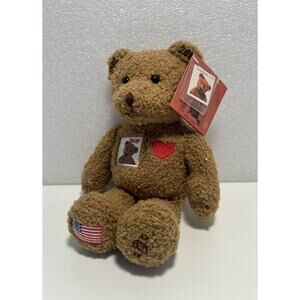 USPS Teddy Bear Plush 100 Years Of Teddy Bear Stamp Bears Plush Collectible 10"